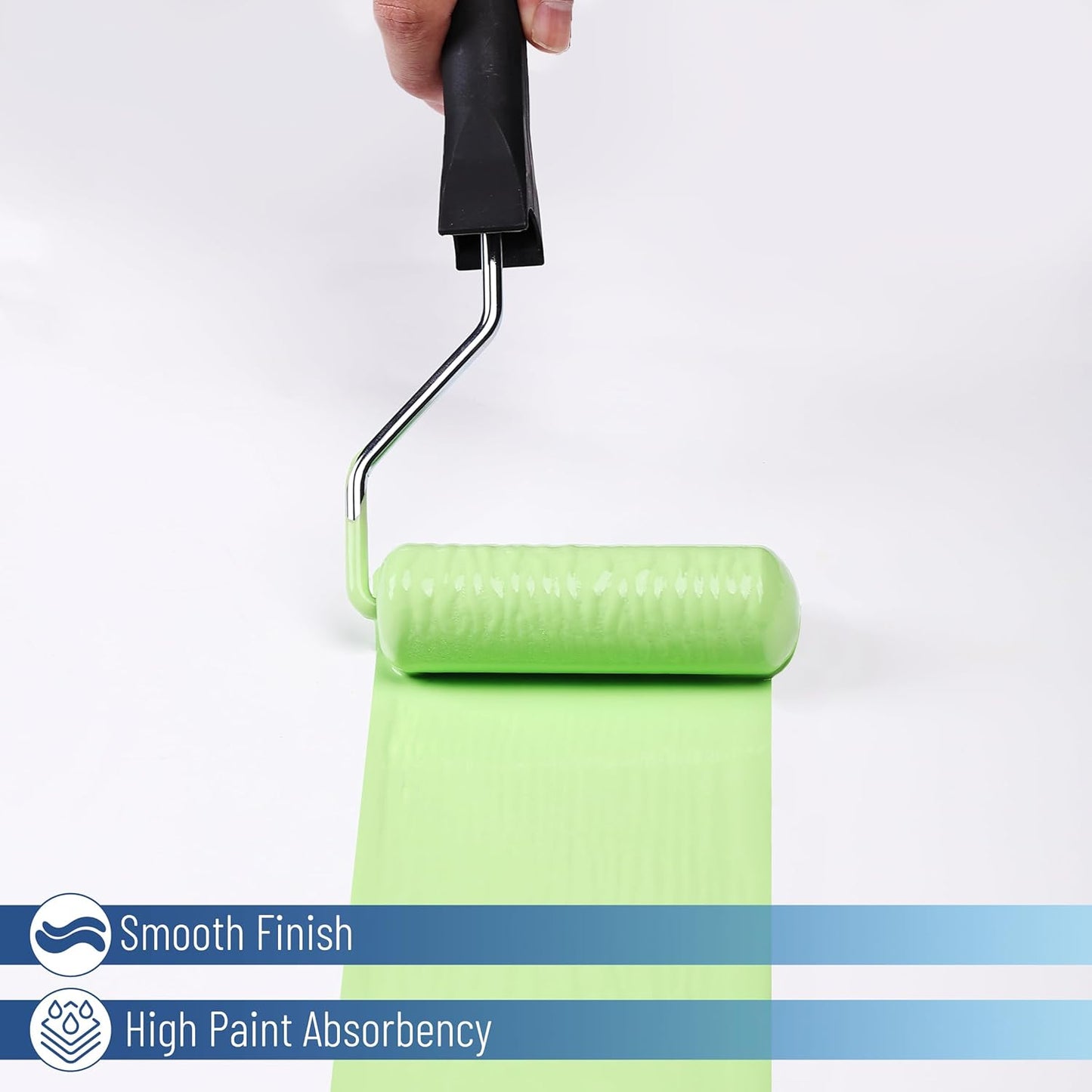 Bates- Foam Paint Roller Covers, 4 Inch, 30 Pack, Paint Roller 4 Inch, High Density Foam Roller Paint Covers, 4 Inch Paint Roller, Paint Rollers 4 Inch, Foam Paint Roller 4 Inch Foam Roller