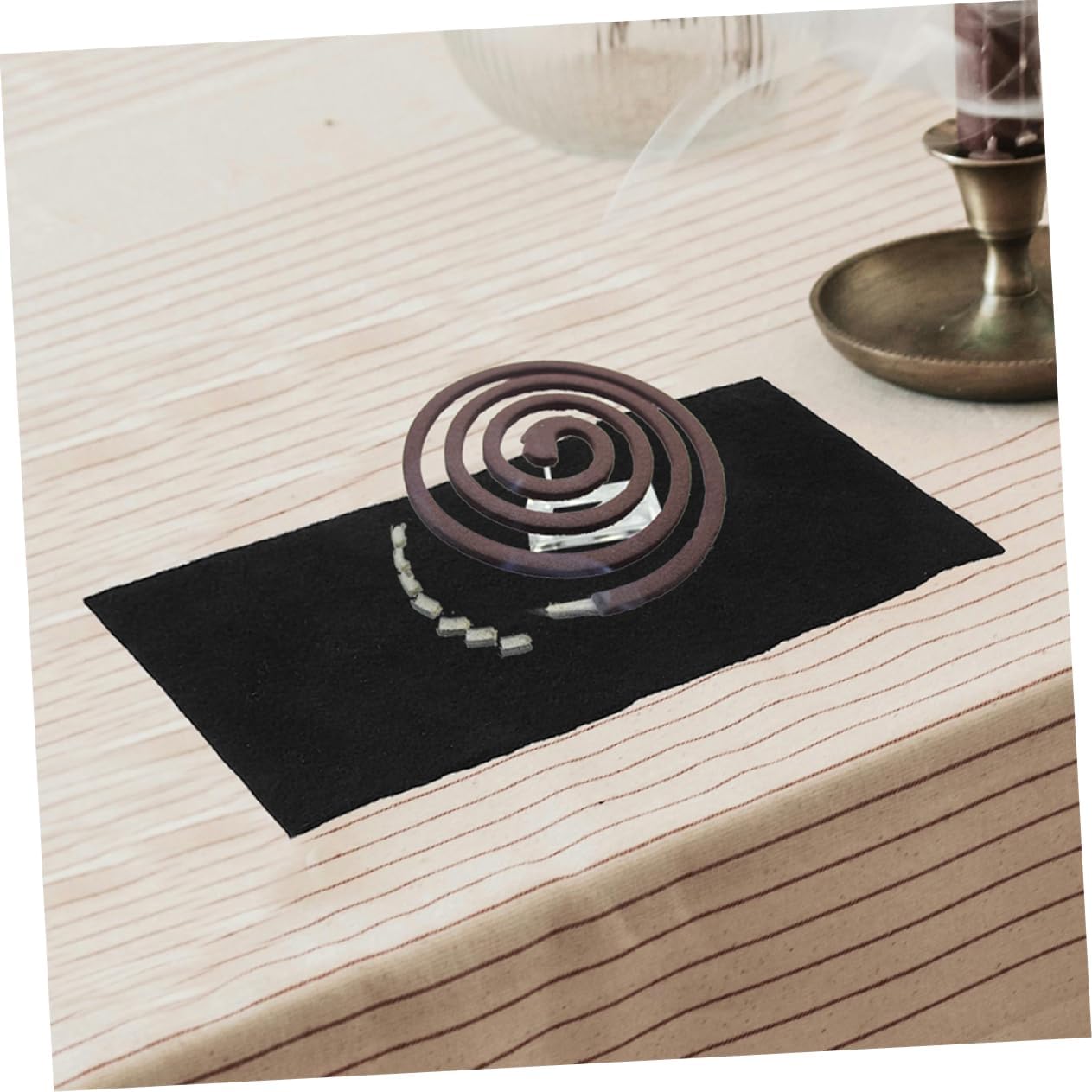 Fireproof Insulation Pad for Incense Burners and Antislip Design for Yoga Spa Easy Cleaning