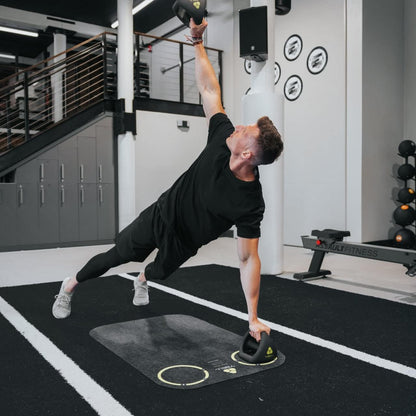 TRX YBell Exercise Mat | Perfect Size for Ground-based HIIT and HIRT Exercises | Non-slip, Sweat Resistant and Easy to Clean
