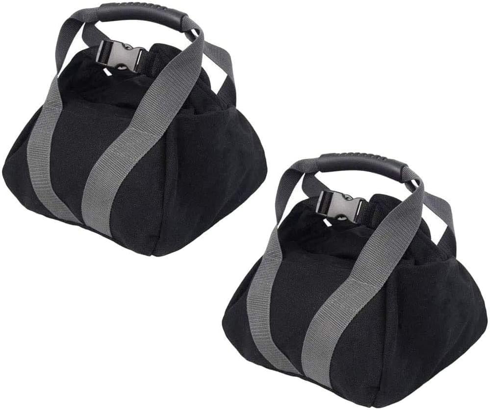 2 Pcs Adjustable Heavy Fitness Power Sandbag, Portable Adjustable Canvas Sand Kettlebell Soft Sand Bag, Weightlifting Dumbbell for Home Training, Fitness, Yoga Workout