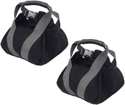 2 Pcs Adjustable Heavy Fitness Power Sandbag, Portable Adjustable Canvas Sand Kettlebell Soft Sand Bag, Weightlifting Dumbbell for Home Training, Fitness, Yoga Workout