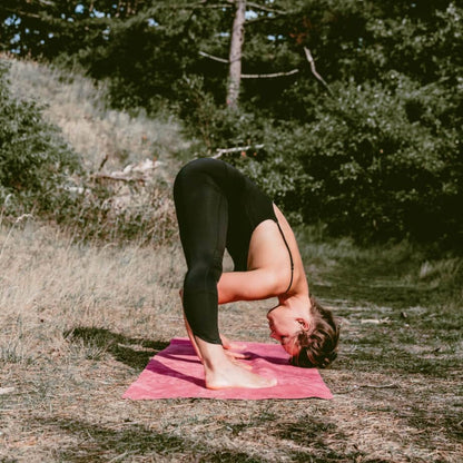 FLXBL Travel Yoga Mat and Top Layer - Thin, Light, Foldable and Washable