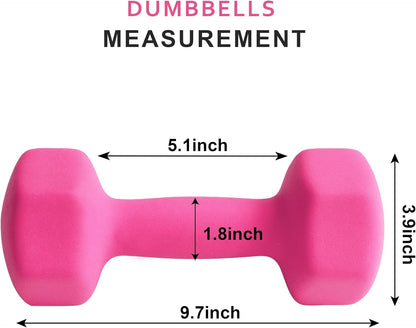 Balelinko Home Gym Equipment Workouts Strength Training Weight Loss Pilates Weights Yoga Sets Weights for Women, Men, Seniors and Youth