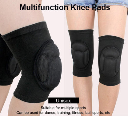 Knee Pads for Women & Men, Basketball Knee Pads Volleyball Knee Pads for Women Men Wrestling Knee Pads Wrestling Gear, Crash Pad Snowboarding Gear Knee Protector Soft Knee Pads for Work (Medium,