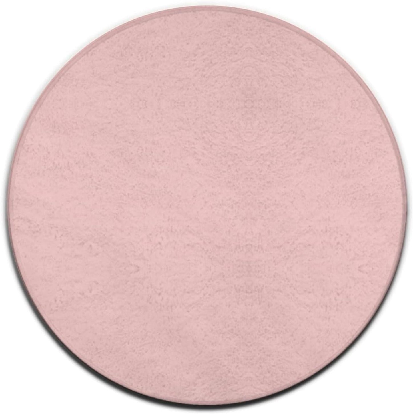 Machine Washable Modern Round Area Rug, Room Sofa Yoga Soft Round Carpet, Home Decor Non Slip Kitchen Office Circle Rug Grey, 24inch