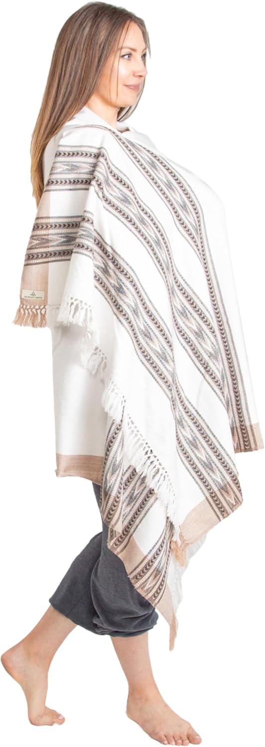 Meditation Shawl – Unisex Prayer Wrap, Large Scarf & Yoga Blanket – Soft, Lightweight & Multipurpose