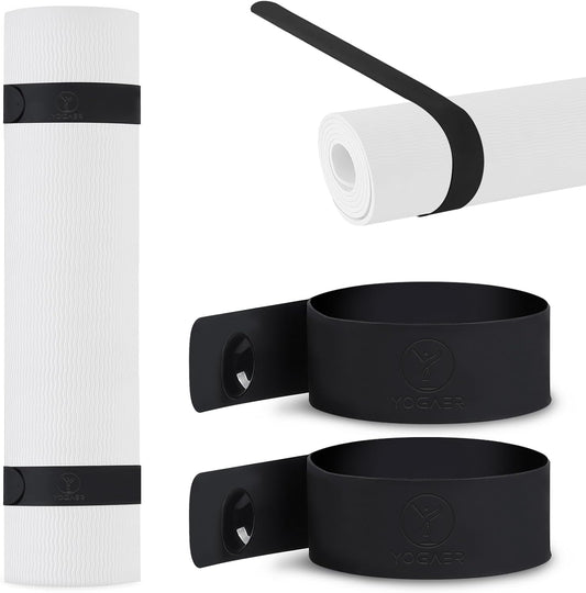 Yoga Mat Carrier Strap, Adjustable Thick Straps Sling for Carrying Large Mats, Stretching Band