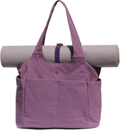 ESVAN Yoga Tote Bag Mat bag Women Shoulder Bags Carryall Tote for Travel Office Workout Gym Nurse Beach