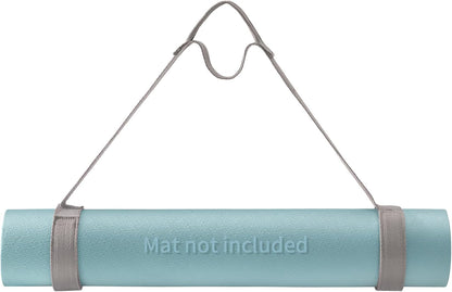 Trilancer Adjustable Yoga Mat Strap With Hook and Loop Closure, Yoga Mat Holder Carrier,and Organizing-Mat Not Included
