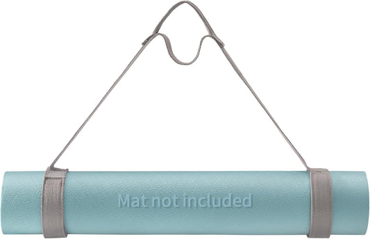 Trilancer Adjustable Yoga Mat Strap With Hook and Loop Closure, Yoga Mat Holder Carrier,and Organizing-Mat Not Included