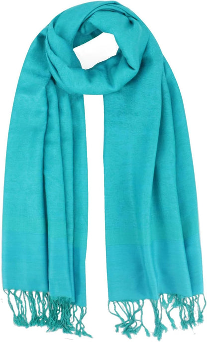 vimate Silky Paisley Pashmina Shawl Scarf-Women's Soft Double-side Jacquard Pashminas Wrap for Evening Dress Travel Shawl