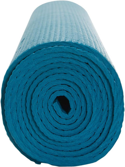 Everyday Yoga Deluxe Mat, Spacious 72"x24" Non-Slip Yoga Mat for Comfortable Home Workouts, 3-5mm Extra Thick