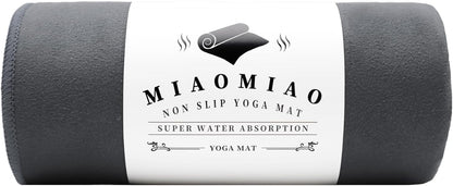 MIAOMIAO Non-Slip Hot Yoga Towel Set,Super Absorbent Microfiber in, 24.5" x 72" - Anti-Slip, Injury Free Design for Pilates, Yoga Mats, Exercise, and Fitness Gear