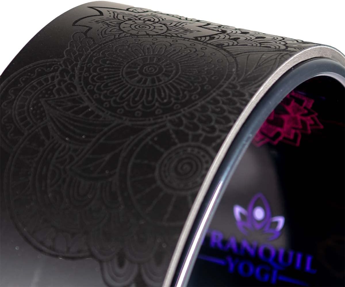 Enlighten Yoga Wheel - Great for Adding Active Strength and Flexibility to Your Exercise and Yoga Practice