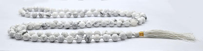 Amazing Gemstone 108 Beads Handmade Mala (Knotted, Rudraksha) - Colors B