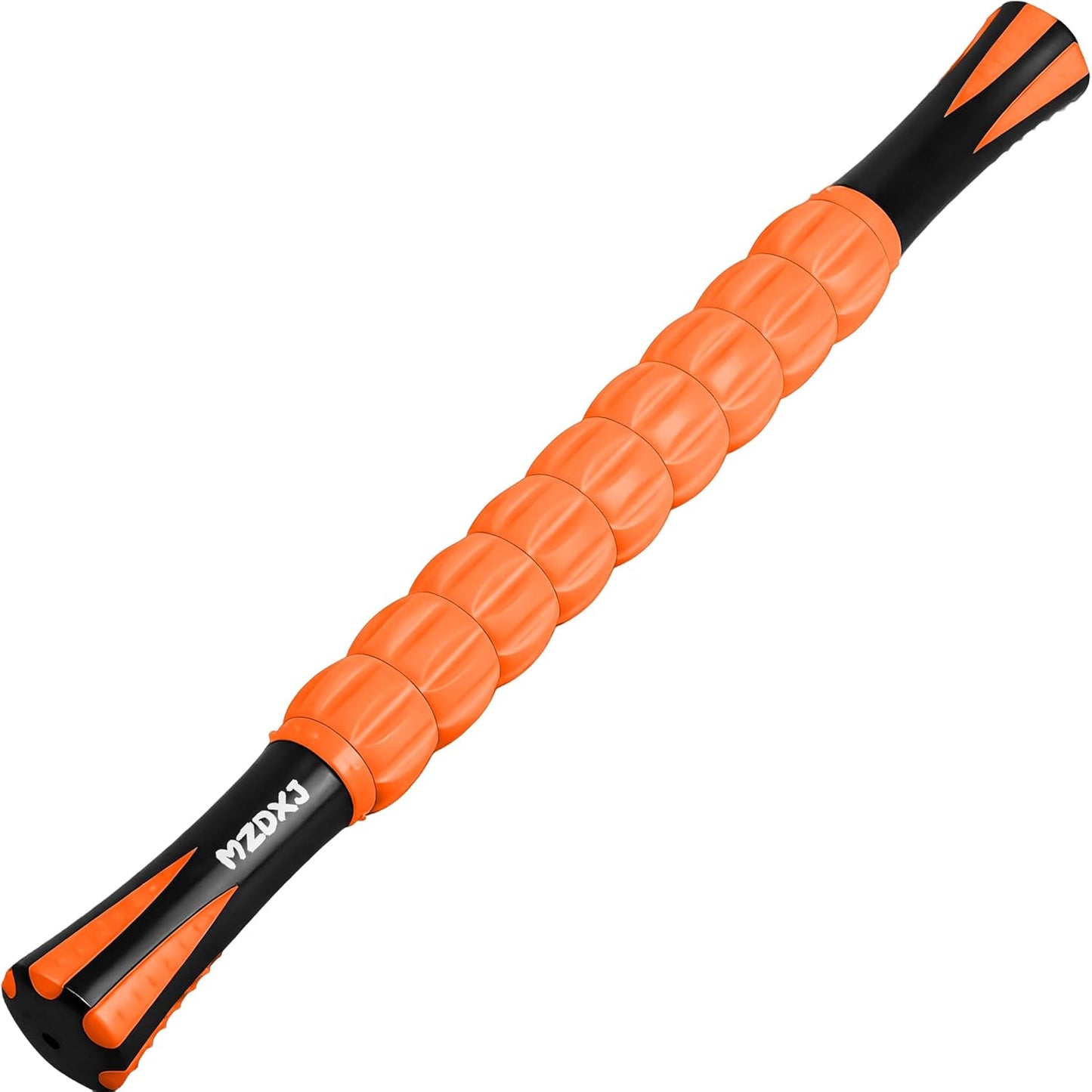 Muscle Roller Massage Roller Stick- Deep Tissue Fascia Blaster for Myofascial Pain Relief, Lymphatic Drainage & Body Sculpting, Handheld Physical Therapy & Recovery Tool (Gray black-18 inch)