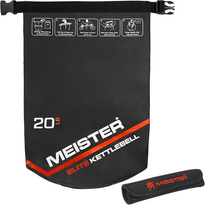 Meister Elite Portable Sand Kettlebell - Soft Sandbag Weight