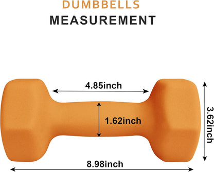 Balelinko Home Gym Equipment Workouts Strength Training Weight Loss Pilates Weights Yoga Sets Weights for Women, Men, Seniors and Youth