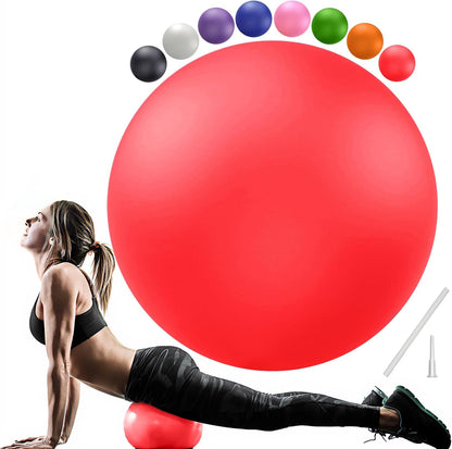 PL-0003 Soft Exercise Ball, Anti-Burst Yoga Ball Chair Supports 2200lbs PL-0003
