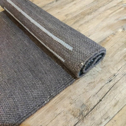 Indian Handmade100 % Organic Anti Skid Multi Colour Cotton Yoga Mat - Eco-Friendly Hand-Woven Rug - Non-Slip & Thick (24”x72”x5mm) for Hot yoga & Everyday Fitness at Home - Comfortable & Foldable Extra-Long Mat