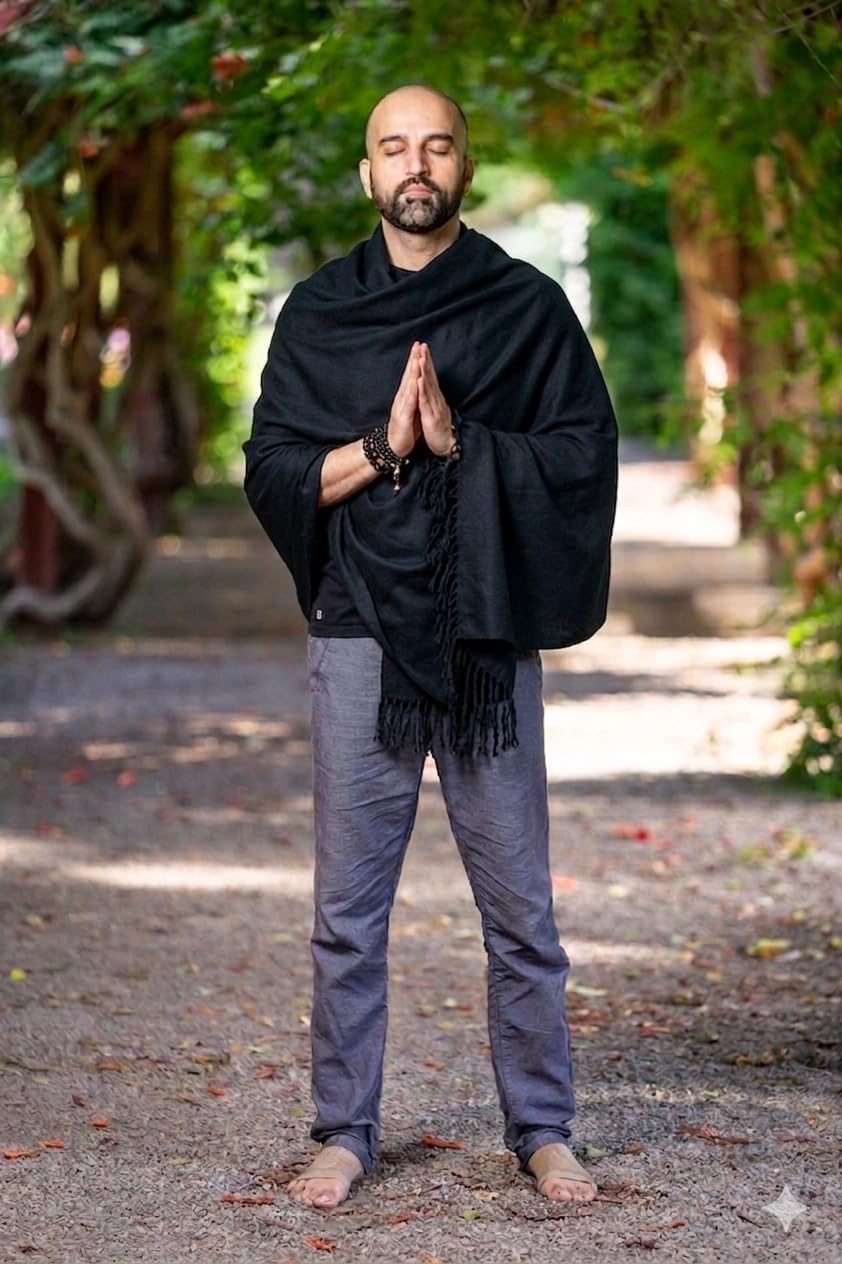 Meditation Shawl or Meditation Blanket, Shawl/Wrap, Oversize Scarf/Stole. Large. Unisex.