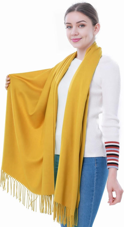 Pashmina Scarf and Shawl - Soft Women Pashminas Wrap for Wedding Evening Party dresses