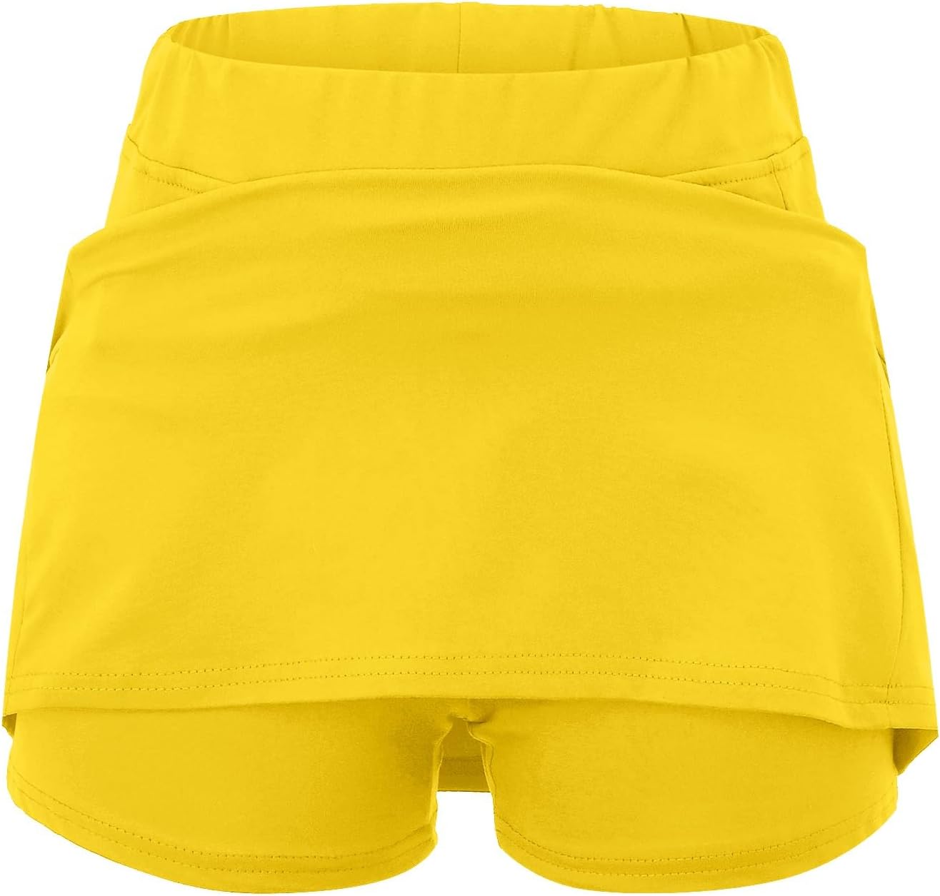SHAOBGE Athletic Yoga Culottes for Women Solid Color Elastic Shorts Summer Lightweight High Waist Skinny Joggers Skirt 2024