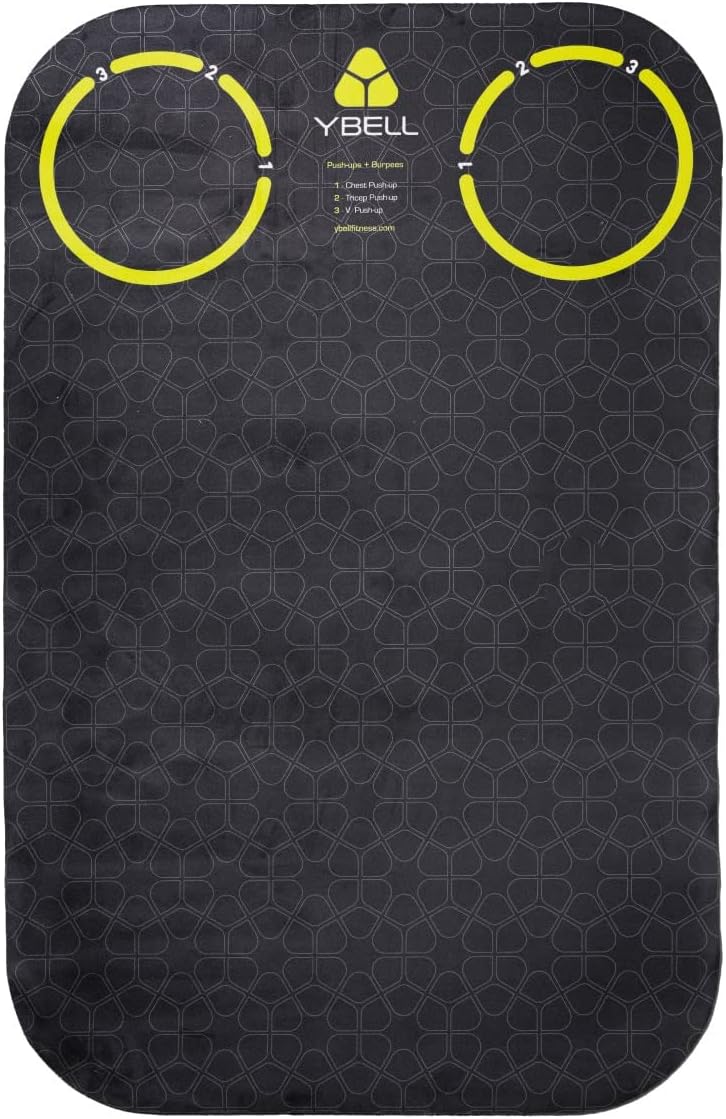 TRX YBell Exercise Mat | Perfect Size for Ground-based HIIT and HIRT Exercises | Non-slip, Sweat Resistant and Easy to Clean