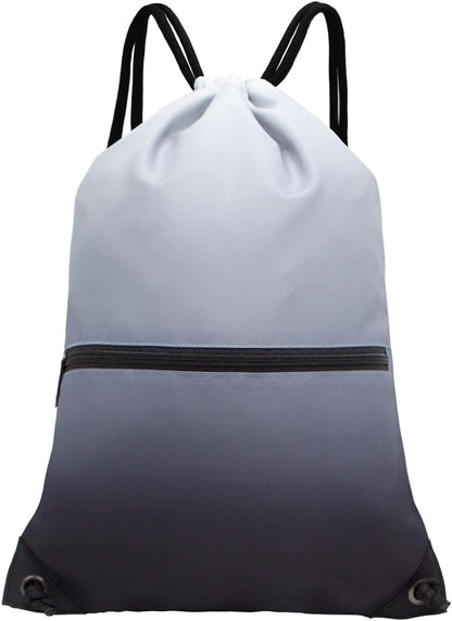 HOLYLUCK Drawstring Backpack Bag Sport Gym Sackpack - Colors A