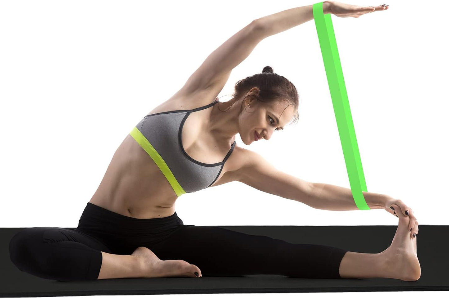 Hoolerry 36 Pieces Yoga Mats Sets Includes 12 Pcs Yoga Mats Bulk 68” x 24” x 6mm Thick Exercise Mat Non Slip 12 Resistance Bands 12 Carrying Straps for Women Girls for Gym Pilates