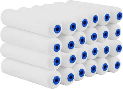 Mister Rui Foam Paint Roller, 4 Inch Paint Roller 10 Pack, Small Paint Roller, Foam Paint Roller 4 Inch, Small Foam Paint Roller High Density, 4 Inch Foam Rollers for Painting Walls, Cabinets