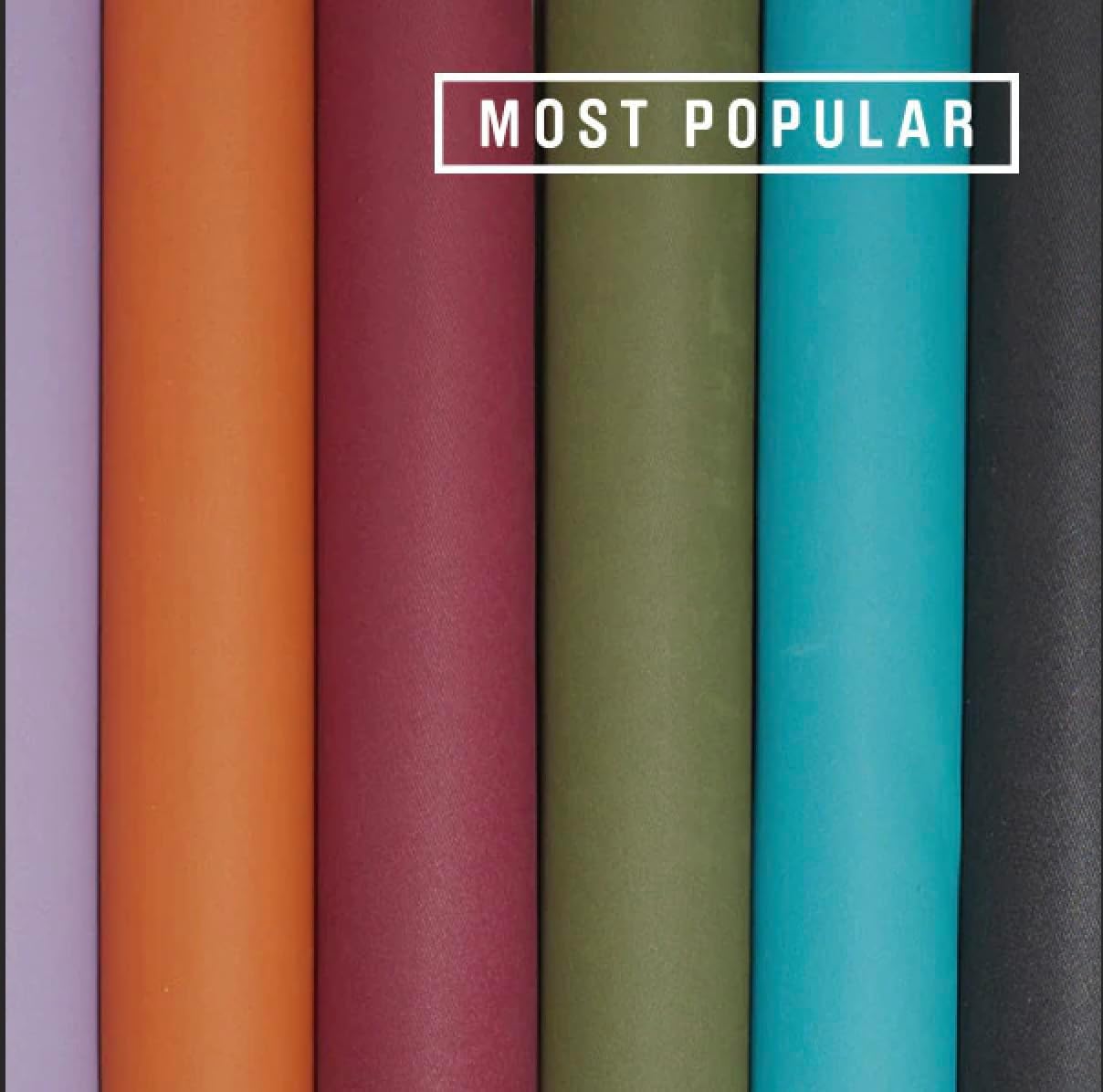 JadeYoga Harmony Yoga Mat, Natural Rubber, Multiple Colors Available, 24W x 68/74L x 3/16 Inch Thick, 5 Pounds