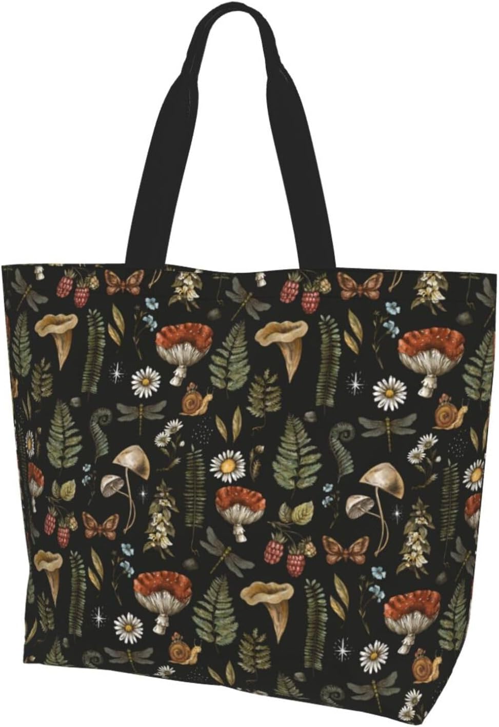 Tote Shoulder Bag Large Durable Reusable Eco-friendly Handbag Lightweight Stylish for Daily Use-19.7x15.7x5.9 Inch - Colors B