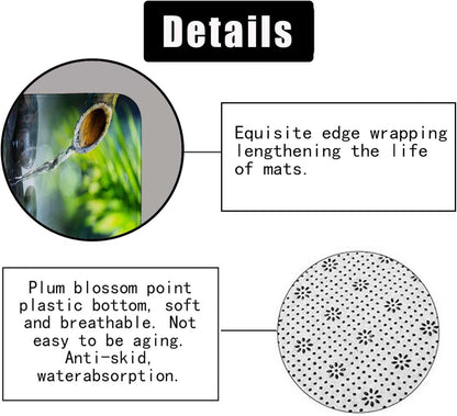 4PCS Spa Zen Shower Curtain Sets with Rugs, White Shower Curtain, Pink Floral Orchid Lotus Water Lily Stone Bamboo Water Reflection Yoga Massage Relaxing Spiritual Meditation Bathroom Decor