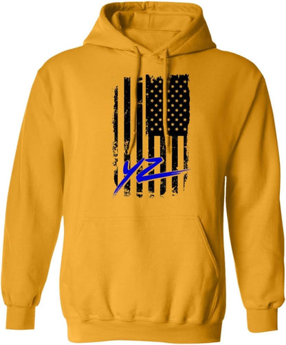 WR YZ American Flag USA Pullover Hoodie