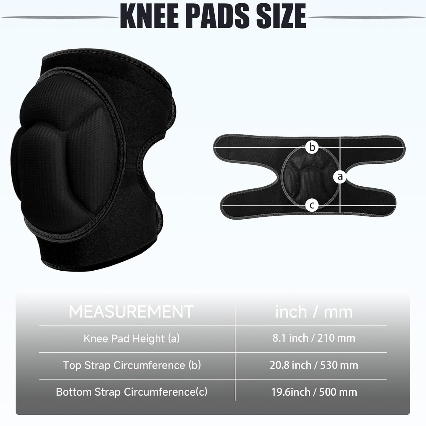 Knee Pads, Thick Sponge Anti-slip, Collision Avoidance Knee Pads, for Running, Mountaineering, House Working,Gardening Maintain (Pink, Large)