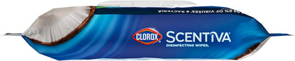 Clorox Scentiva Disinfecting Wipes, Grapefruit and Orange Blossom, 75 Ct., Pack of 3 (Pack May vary)