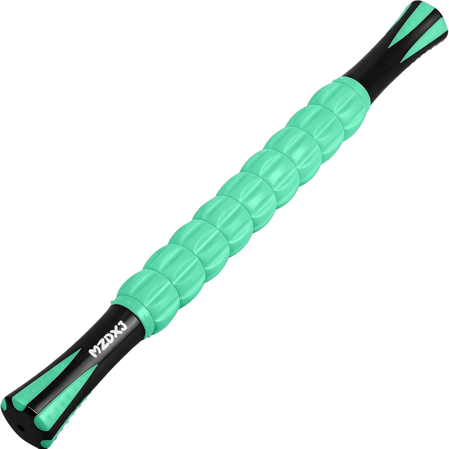 Muscle Roller Massage Roller Stick- Deep Tissue Fascia Blaster for Myofascial Pain Relief, Lymphatic Drainage & Body Sculpting, Handheld Physical Therapy & Recovery Tool (Gray black-18 inch)