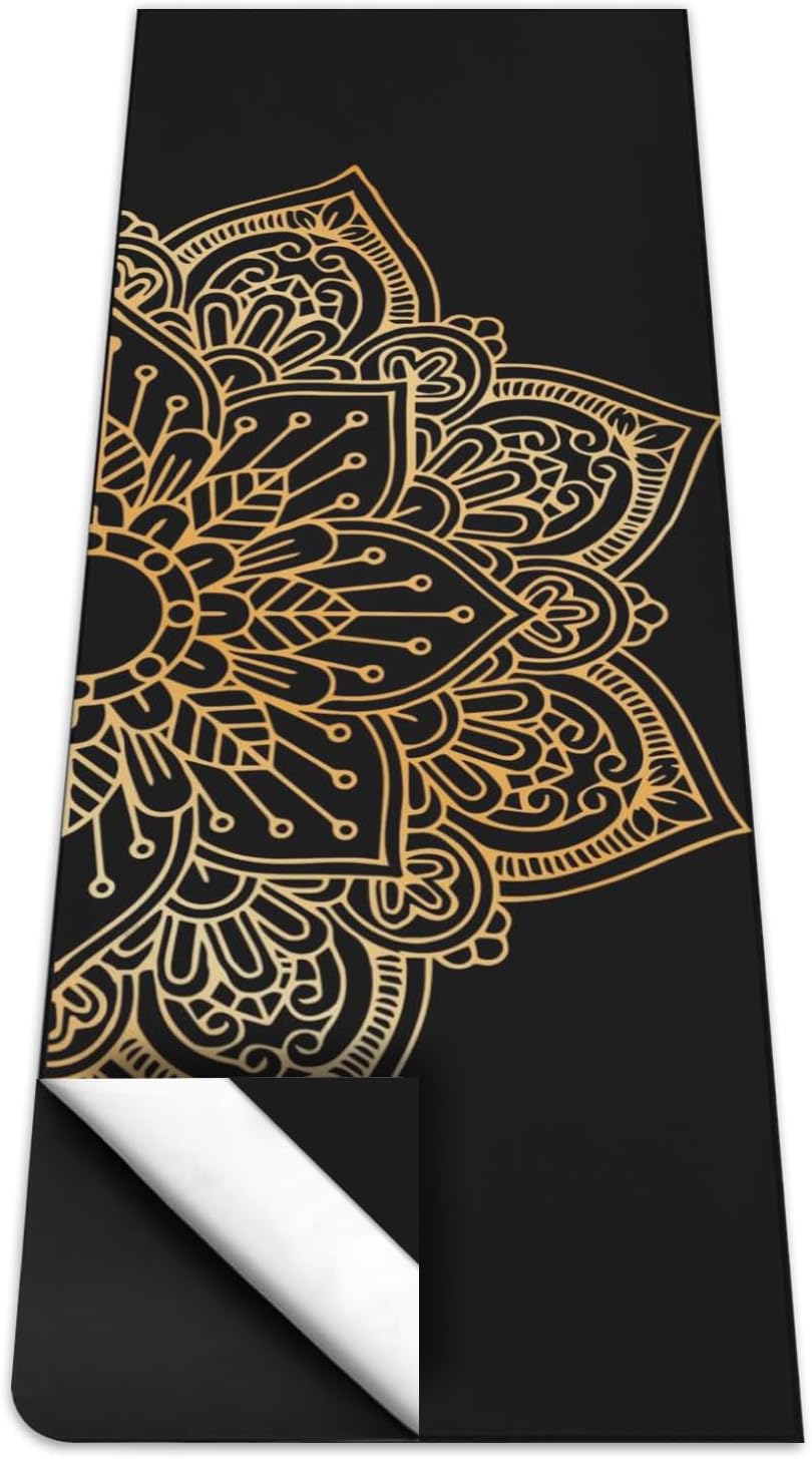 Hot Yoga Mat Towel with Corner Pockets Yoga Towels for Hot Yoga Non Slip with Travel Bag Sweat Absorbent Yoga Blankets Mat Cover for Workout Gym 70"x26" (Mountain-01, 70x26)