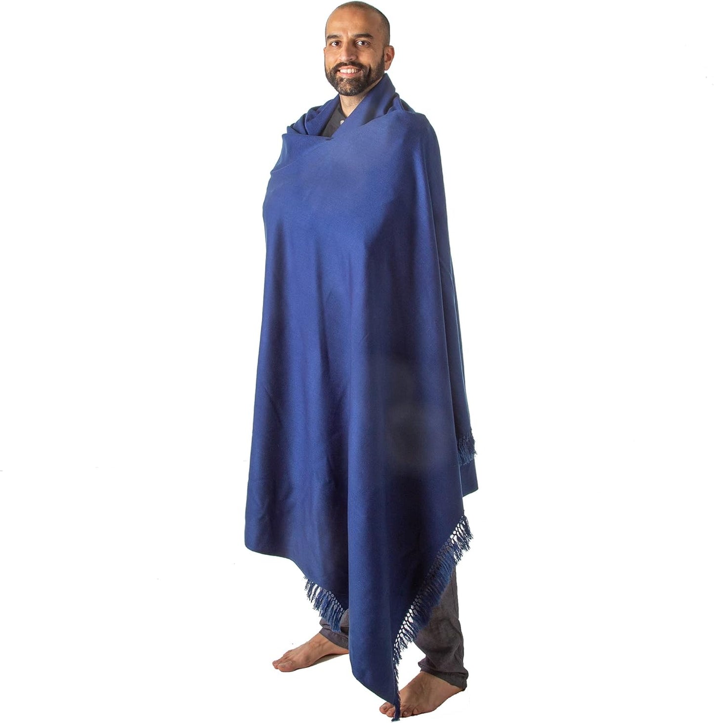 Meditation Shawl or Meditation Blanket, Shawl/Wrap, Oversize Scarf/Stole. Large. Unisex.