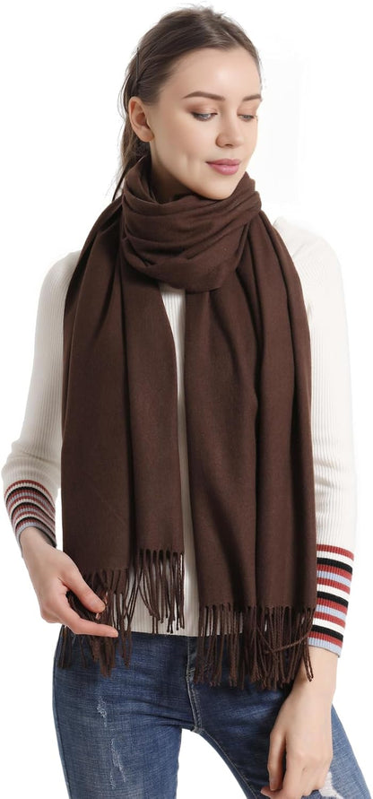 Pashmina Scarf and Shawl - Soft Women Pashminas Wrap for Wedding Evening Party dresses