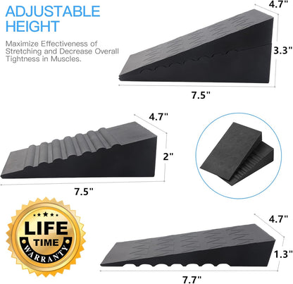 Squat Wedge Height Adjustable Slant Board for Heel Elevated Squats Calf Stretcher Block Enhance Mobility And Strength Performance