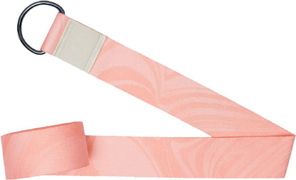 yogadesignlab | The Yoga Strap | Luxurious, Extra Long, Super Soft, Eco Printed | Studio Quality, Adjustable | Safely Stretch Further and Hold Longer | 8 ft Long