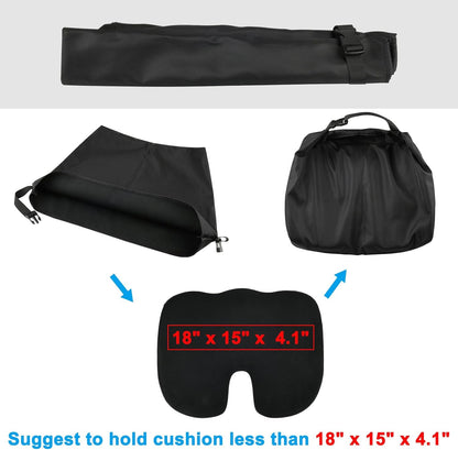 Cosmos 1 Pc Seat Cushion Carrying Bag Chair Pad Travel Carry Bag Office Chair Cushions Seat Pads Storage Bag Portable Pillow Tote Bag for Travel Seat Cushions, Chair Pads and Back Cushion Pads