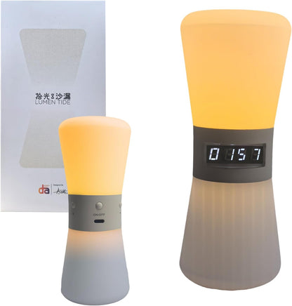 LED Visual Meditation Timer & Digital Hourglass, 1-99 Mins Adjustable Pomodoro Cube, Silent Productivity Tool for ADHD Kids & Adults, Home Office & Deep Work Focus, Rechargeable