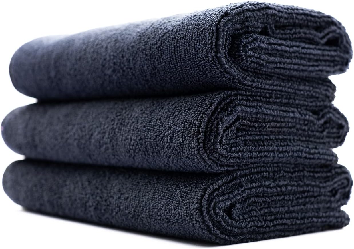 The Rag Company - Sport & Workout Towel - Gym, Exercise, Fitness, Spa, Ultra Soft, Super Absorbent, Fast Drying Premium Microfiber, 320gsm, 16in x 27in, Lavender - Pack of 3