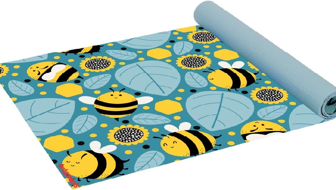 Antsy Pants Kids Yoga Mat - Yoga Mat for Kids, Yoga Mats for Home Workout, Travel Yoga Mat, Yoga Mat Non Slip, 60” x 24”, 3mm Free of Toxic Phthalates
