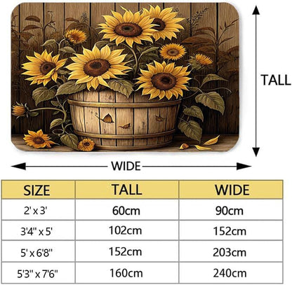 Butterfly Carpet Area Rug - Lovely Butterflies Printed Carpets for Kids Butterfly Theme Living Room Indoor Bedroom Decor Soft Polyester Yoga Mat 2'x3'