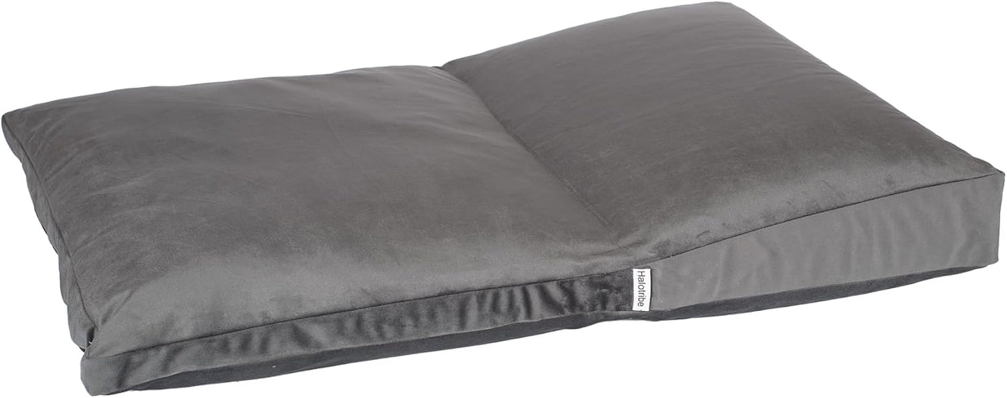 Meditation Cushion,Velvet Meditation Pillow and Zabuton 2-in-1 Portable Design(50 * 70CM). (Dark Gray, Service H：9cm)