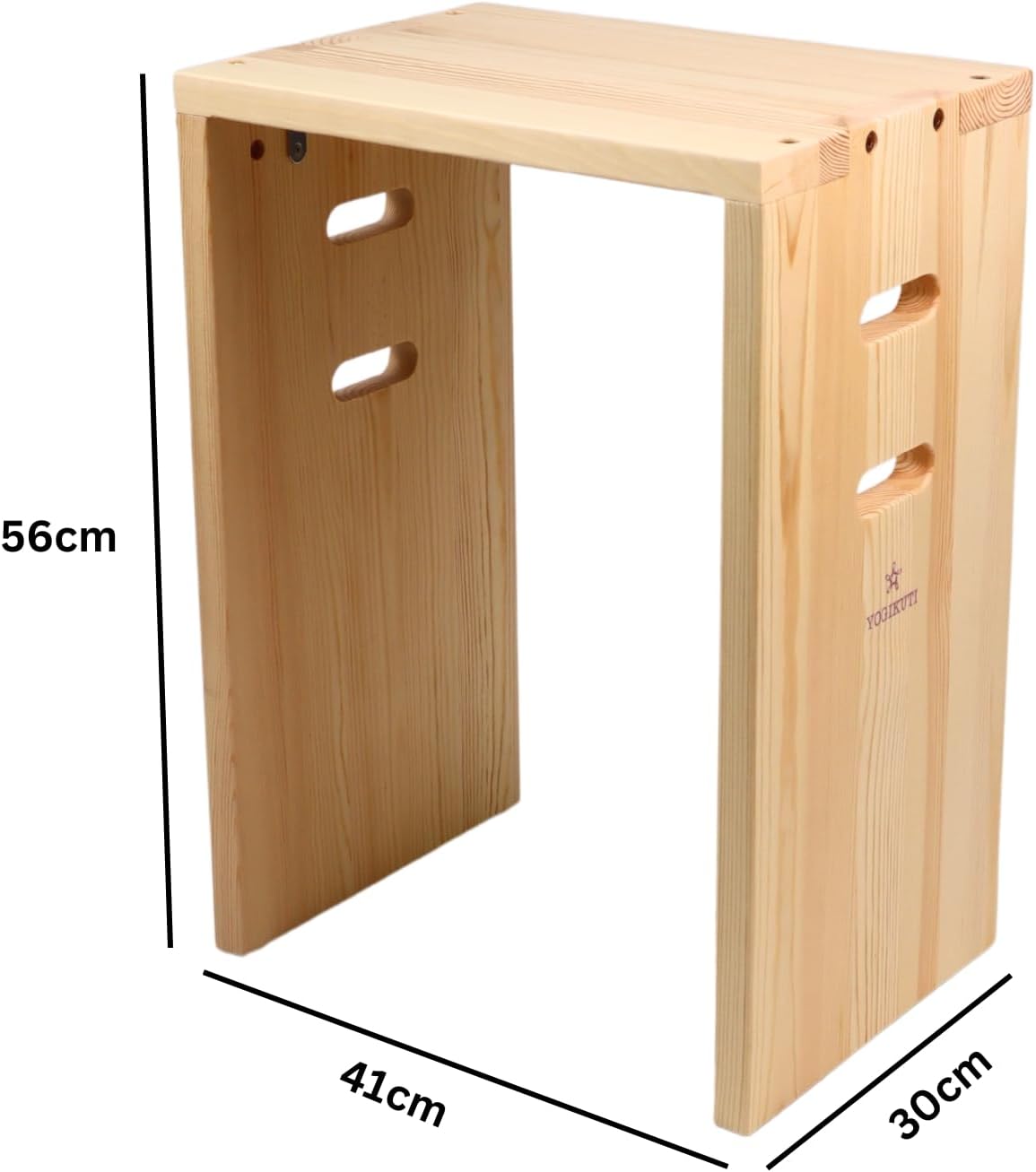 Yogikuti Iyengar Halasana Box - Eco-Friendly Wooden Halasana Bench for Supportive Yoga Practice, Perfect for Inversions and Enhanced Flexibility